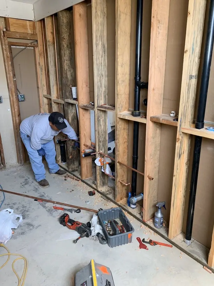 Commercial rough-in plumbing for Water Heater Replacement in Walnut Ridge